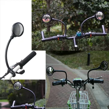 Rowerowy lustro MTB drogowy lusterko wsteczne kierownica rowerowa tylna oko nie widzi lustro elastyczne bezpieczeństwo zewnętrzne lusterka rowerowe#3