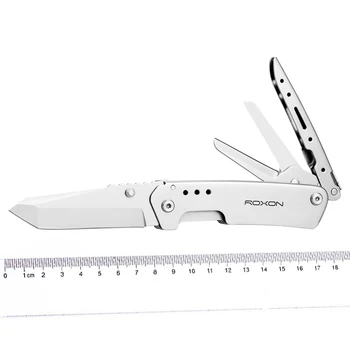 Roxon multitool nóż składany nożyczki ze stali nierdzewnej multi narzędzia kemping polowanie przetrwanie noże Składane nożyczki