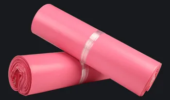 Rozmiar: 17*30 cm różowy Poli Mailer plastikowa dostawy kod worek worki foliowe koperty silne plastikowa uszczelka skrzynki worki