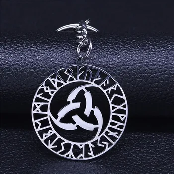 Róg Odyna wisiorek naszyjnik ze stali nierdzewnej pilot dla mężczyzn/Mężczyźni Viking symbol logo znak biżuteria llaveros para hombre K4306S05