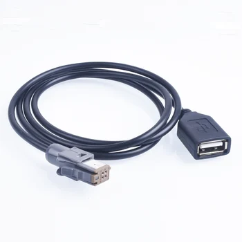 Samochodowy Aux wejście audio Media Data Plug Wire To USB Adapter Conector do Suzuki dla Subaru
