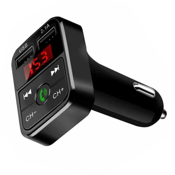 Samochodowy Bluetooth nadajnik FM głośnik bezprzewodowy Radio adapter LCD szybki podwójny USB ładowarka MP3 odtwarzacz samochodowy nadajnik FM