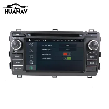 Samochodowy odtwarzacz DVD dla Toyota Auris 2006-2012 GPS nawigacja Android 8.1 multimedialne 2 din magnetofon stereo wsparcie darmowa mapa