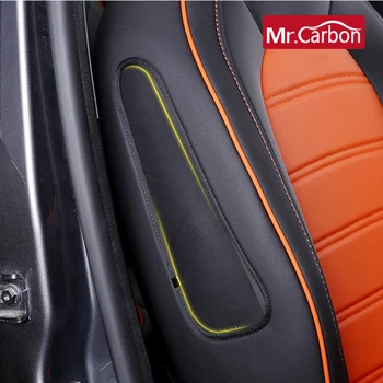 Samochodowy skórzany pokrowiec na siedzenia komplet oddychający siedziska Anti-dirty pad Smart 453 Forfour Car styling Interior Accessories