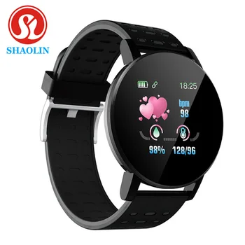 SHAOLIN 19 Smart Bracelet Heart Rate Smart Watch Man Wristband Sport Watches Band Wodoodporny Smartwatch z systemem Android z budzikiem
