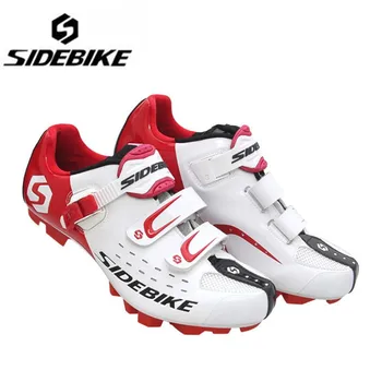 SIDEBIKE kolarstwo górskie buty dla mężczyzn Sapatilha Ciclismo Mtb SPD pedały biały odkryty jazda na rowerze buty do biegania dla kobiet самоблокирующаяся buty sportowe