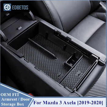 Skrzynia Konsoli Środkowej Samochodu Mazda 3 Axela 2019 2020 Akcesoria Środkowa Wielofunkcyjna Skrzynia Pojemnik Paleta Przechowywania
