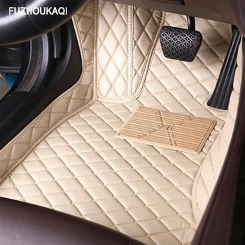 Skórzane dywaniki samochodowe do Mitsubishi Pajero Outlander ASX Lancer SPORT EX Zinger FORTIS Grandis Galant car styling Custom floor