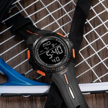 SMAEL męskie wojskowe zegar cyfrowy Top Brand Luxury LED Display wodoodporne męskie zegarek chronograf kalendarz sportowy zegarek