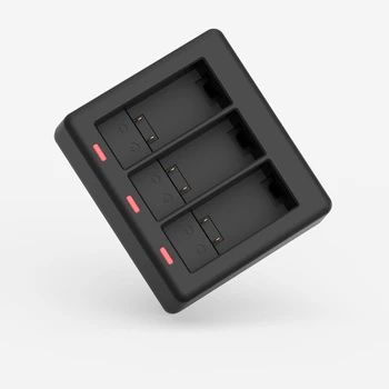 Smart Fast 3-slot Battery Charger dla Go Pro Hero 9 black Action Camera z ładowarką kablem USB do transmisji danych Type-C