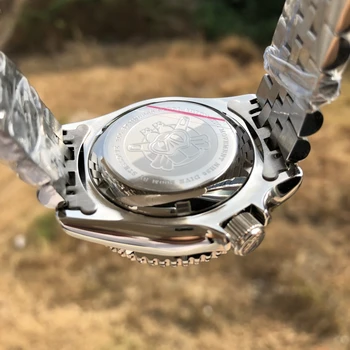 Steeldive 1996 Japan Skx007 Mechaniczny zegarek Abalone 316L stal nierdzewna Dive Watch 200m ceramiczne 20bar Diver Zegarki męskie