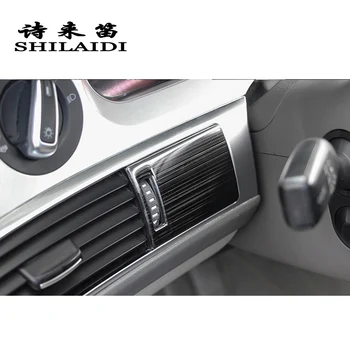 Stylizacja samochodu dziurka Dekoracyjna ramka wlotu powietrza ac pokrywy wykończenie naklejka do Audi A6 C5 C6 2005-2011 auto akcesoria do wnętrz LHD