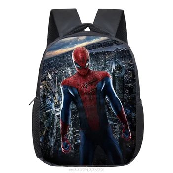 Super bohater Spider-man przedszkole 12 cali plecak dzieci Superzings szkolna torba dziecko kreskówka plecak dzieci Mochila