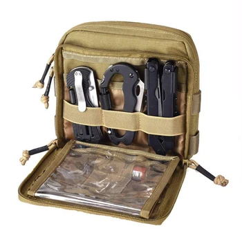 Tactical Gear Utility Map Admin Pouch EDC Tool Molle Bag Organizer do systemu Molle