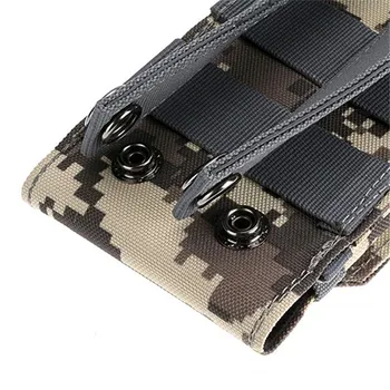 Taktyczny pokrowiec wojskowa torba Molle Gear armia telefon komórkowy pasek torba EDC Security Pack saszetka torba pokrowiec narzędzie gadżet pokrywa telefonu
