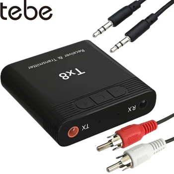 Tebe 2 IN 1Bluetooth 5.0 audio odbiornik nadajnik RCA AUX 3,5 mm Jack USB stereo muzyka bezprzewodowe adaptery do telewizora, KOMPUTERA samochodu MP3