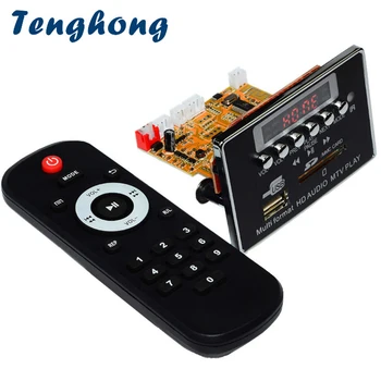 Tenghong DTS Lossless Bluetooth MP3 dekoder prasowania DC5V audio декодирующий moduł FM, WAV, WMA, FLAC, APE MTV HD Video Player DIY