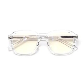 TR90 kwadratowa oprawa dla punktów Mężczyźni Kobiety rocznika przezroczyste przezroczyste okulary do oczu optyczne okulary do krótkowzroczności oprawki okularowe Okulary