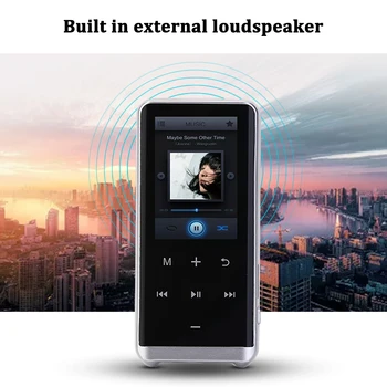 TRAVOR odtwarzacz MP4 z dotykowym przyciskiem Bluetooth, radio fm, video play ebook hifi, odtwarzacz MP3 gniazdo kart TF maksymalne rozszerzenie do 32 GB