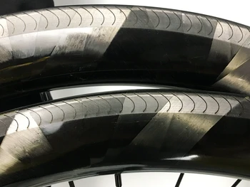 Tylko 1229g 2020 XLight Carbon wheelset bezdętkowe 30/38/45/50/55/60 mm drogowe rowerowe koła nowa dynamika powierzchni węgla szprychy ceramika