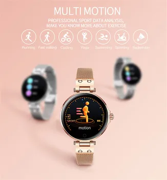 Ultra-cienka modne inteligentne paski temperatura ciała sportowy zegarek wodoodporny IP68 inteligentne bransoletka tętno ciśnienie krwi bransoletka