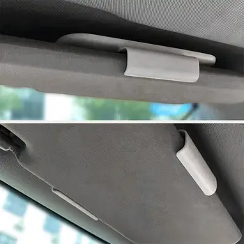 Uniwersalna samochodowa lusterko wewnętrzne auto lusterko do makijażu osłona przeciwsłoneczna wysokiej przezroczyste wewnętrzne HD lustro z podświetleniem led USB ładowanie