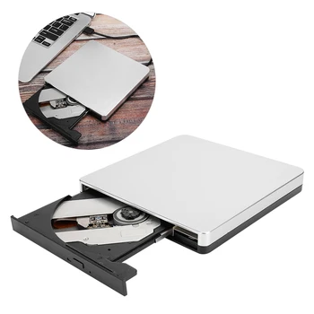 Uniwersalny standardowy napęd USB3.0 DVD Writer drive aluminiowa obudowa odporna na uderzenia zewnętrzny napęd optyczny do laptopa stacjonarnego