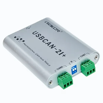 USBCAN analyzer usbcan-2I dual channel isolated CAN box jest kompatybilny z kartą Zhou Ligong CAN card