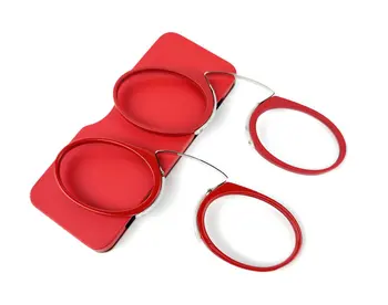 WEARKAPER patent zacisk do nosa przenośny SOS okulary do czytania z telefonem stojaki na okulary Etui mini portfel, okulary ab optyka 1.0-3.0