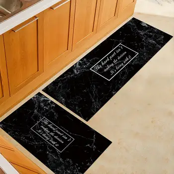 Wygodny wyłożona kafelkami drukowany wzór w stylu skandynawskim antypoślizgowy dywanik podłogowy do kuchni jadalni