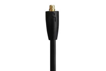 Wymiana srebrnego kabla audio z mikrofonem słuchawek Audiofly AF120 AF140 AF160 AF180 AF1120 MK2