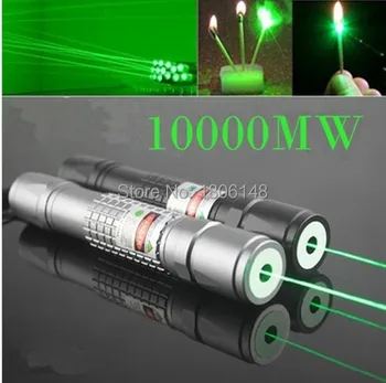 Wysoka moc wojskowych 50000m 50 W 532 nm zielony wskaźnik laserowy latarka światło się zapala zapałkę i palić papierosy+ładowarka+pudełko