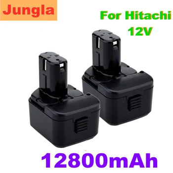 Wysokiej jakości 12800mAh 12V 12.8 Ah akumulator Hitachi EB1214S 12V EB1220BL EB1212S WR12DMR CD4D DH15DV C5D , DS 12DVF3