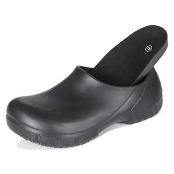 Wysokiej jakości mężczyźni kucharz buty, ten kuchnia antypoślizgowe, wodoodporne, odporne na działanie olejów obuwie robocze stabilna Gotuj buty bezpieczeństwo Drewniaki klapki