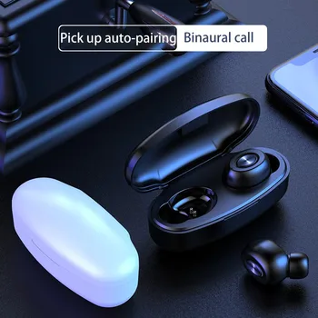 X18 TWS bezprzewodowe słuchawki Bluetooth V5.0 słuchawki bezprzewodowe Bluetooth sportowe słuchawki zestaw słuchawkowy z mikrofonem dla iPhone Xiaomi