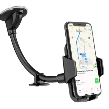 XMXCZKJ szyby samochodowy uchwyt Uniwersalny uchwyt na telefon komórkowy uchwyt samochodowy długiej ręki dla iPhone Xs Max