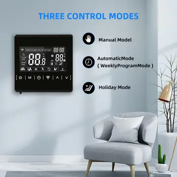 Yieryi Tuya WiFi Bluetooth Smart Thermostat 16A elektryczne ogrzewanie podłogowe temperatura pilot zdalnego sterowania dla Google Home Alexa