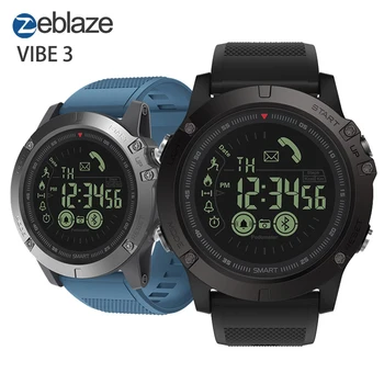Zeblaze VIBE 3 flagowe wytrzymałe inteligentne zegarki 33-miesięczny tryb gotowości 24 godziny na warunki atmosferyczne monitorowanie fitness-inteligentne zegarki dla IOS Android