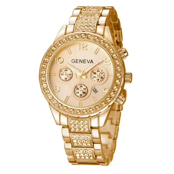 Zegarek damski ze stali nierdzewnej eleganckie zegarki damskie rhinestone luksusowe dorywczo zegarek kwarcowy Relojes Mujer 2019 nowa lista