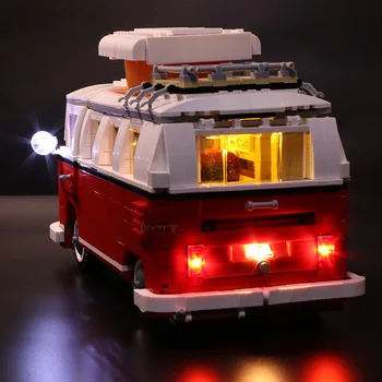 Zestaw oświetlenia dla Creator Volkswagen T1 Camper Van Led Lighting kit For 10220 Building Blocks Model (nie obejmuje zestaw Lego)