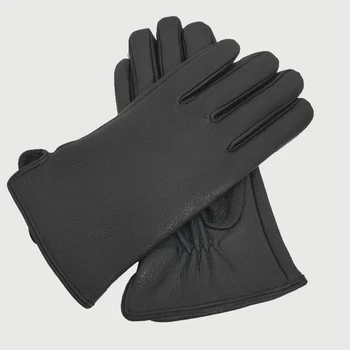 Zimowe rękawiczki damskie skórzane rękawiczki nie robi gruba fala wody styl Кашемировая podszewka jesień i zima ciepła Darmowa wysyłka