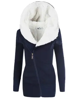 ZOGAA 2019 zimowe damskie kurtki bawełnianej płaszcz miękkie długie cienkie parki z kapturem damskie rozmiar plus ciepła kurtka wełniana odzież wierzchnia Odzież