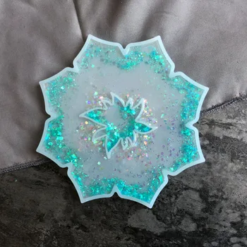 Żywica Kryształ epoksydowa kształt nieregularny kwiat coaster odlewy silikonowe formy DIY rzemiosła podajnik owocowa talerz ozdoby robi narzędzia