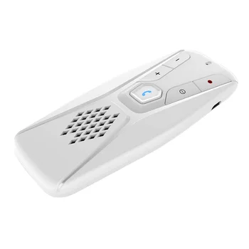 Аудиоприемник Bezprzewodowy Akumulator Samochodowy Bluetooth Zestaw Głośnomówiący Hands Free Adapter Do Telefonu Wybieranie Głosowe Osłona Przeciwsłoneczna