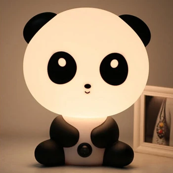 Луклой ładny prezent na Walentynki Panda kreskówka królik pies łóżko, szafka nocna pokój dziecięcy dekoracje lampa stołowa